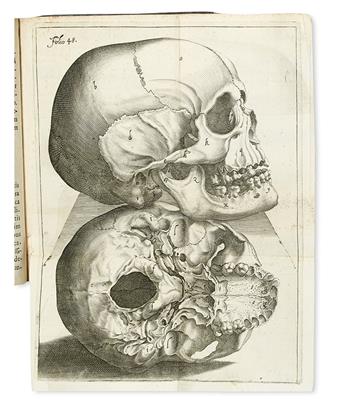 PAAW, PIETER. Primitiae Anatomicae. De Humani Corporis Ossibus. 1615. Lacks the frontispiece and final leaf of dedicatory verse.